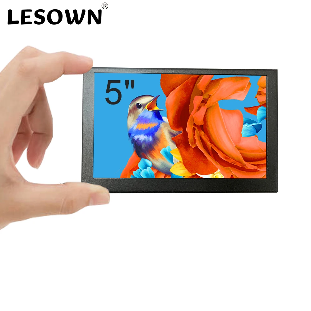 Gaming Monitor Curved - LESOWN 5 Inch Mini Monitor IPS