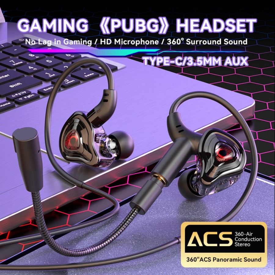 Esports Gaming Phone - Esports Gaming Headset 360° Surround Sound