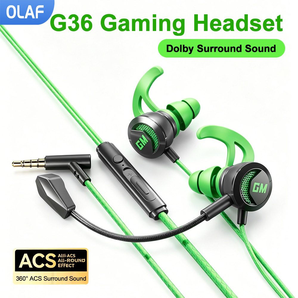 Esports Gaming Phone - Type-C/3.5mm Wired Headphones With Microphone Gaming