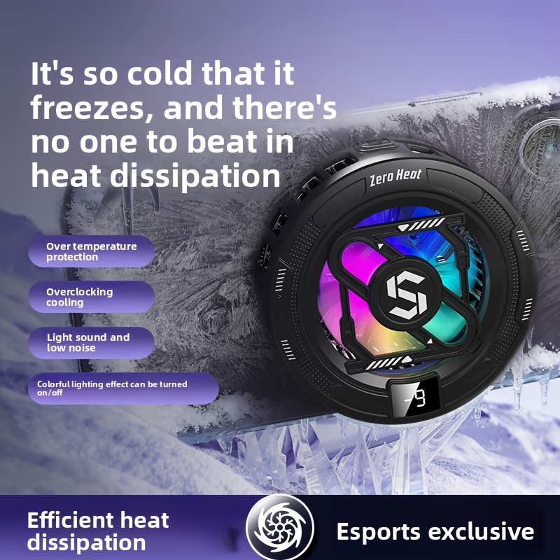 Esports Gaming Phone - 15W Stylish Phone Cooler with RGB