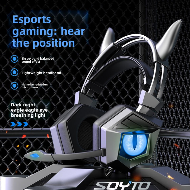 Esports Gaming Bar - Custom Over-Ear Wired Headphone for PC