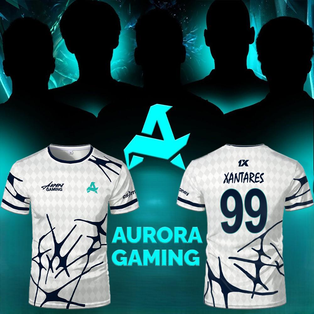 Esports Gaming Gear - Esports Team Aurora Gaming Jersey T-shirts