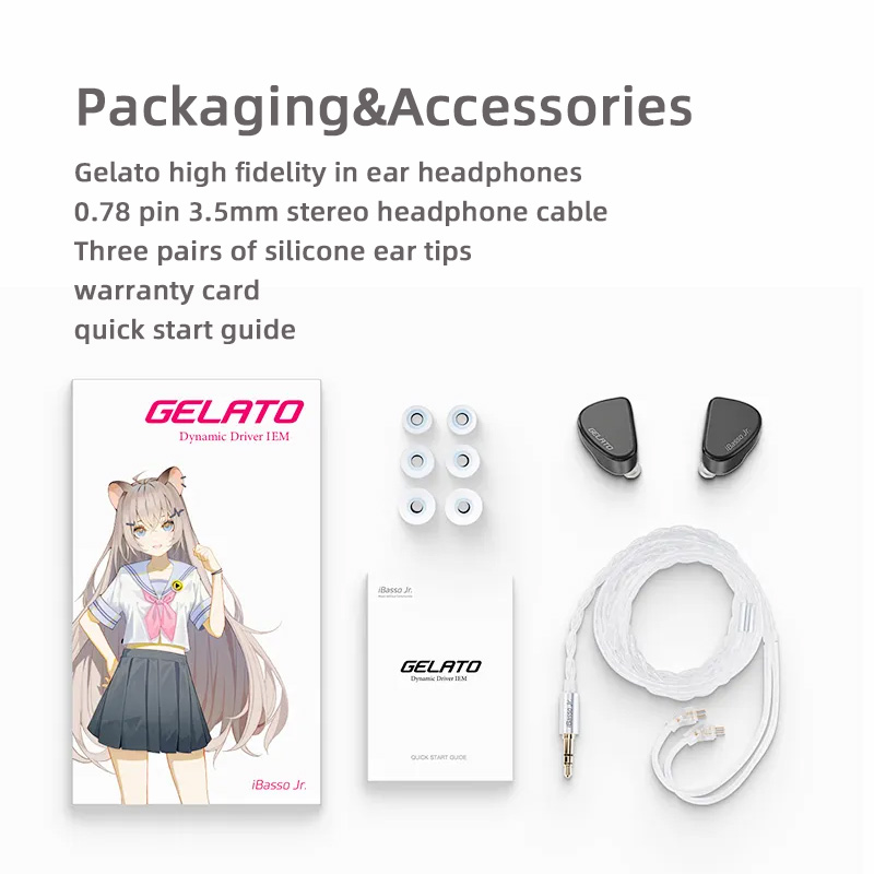 iBasso Jr. Gelato HiFi Wired E - Esports Gaming Headphones recension och pris