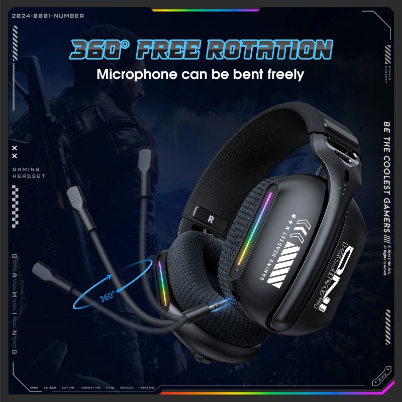 ONIKUMA GT808 Wireless Gaming  - Esports Gaming Headphones recension och pris