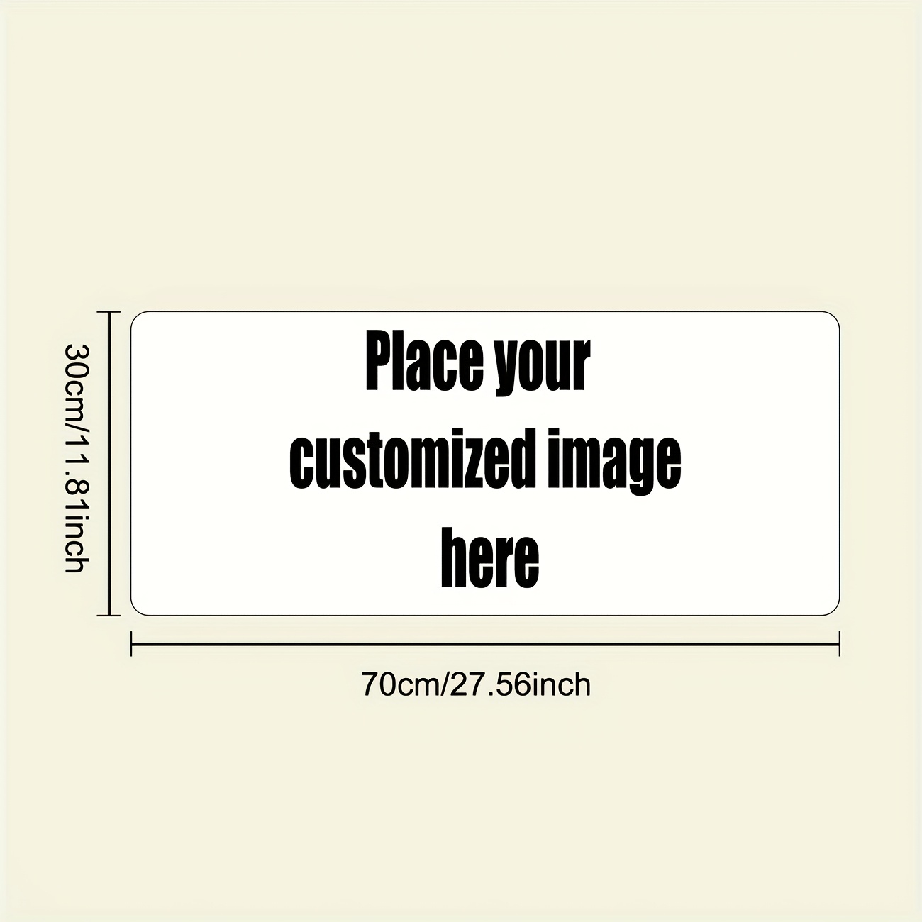 1pc Large Custom Photo/Text Mo - Esports Gaming Photo recension och pris