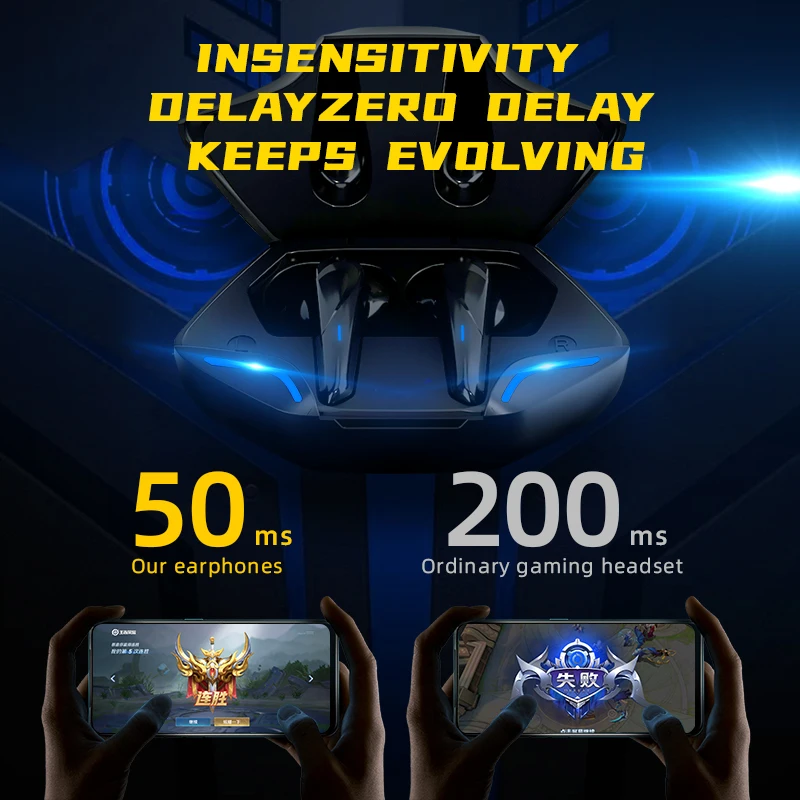 2026 Hot X15 TWS Wireless Blue - Esports Gaming Headphones recension och pris