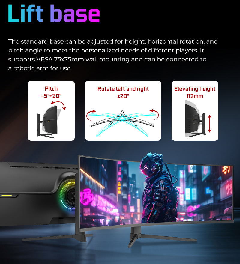 5120*1440 5K Ultra Wide Curved - Gaming Monitor Curved recension och pris