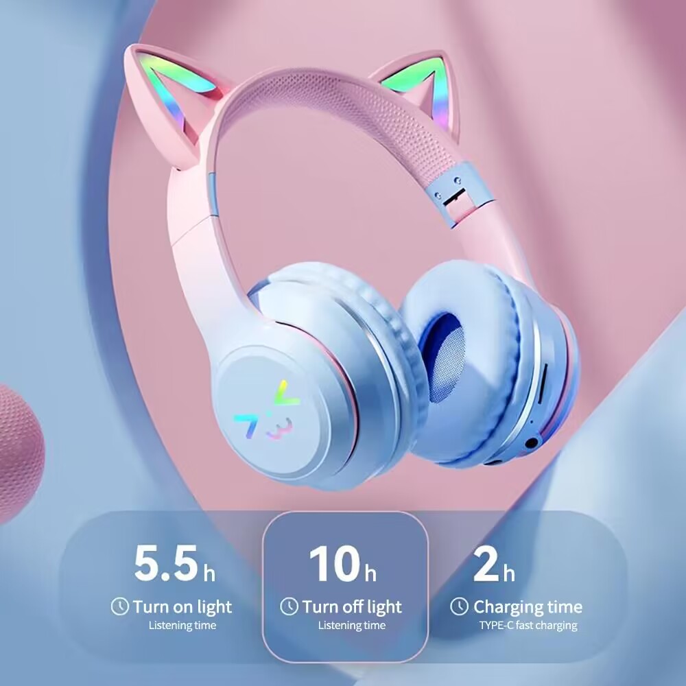 RGB Glow Earphones Wireless Ea - Esports Gaming Headphones recension och pris