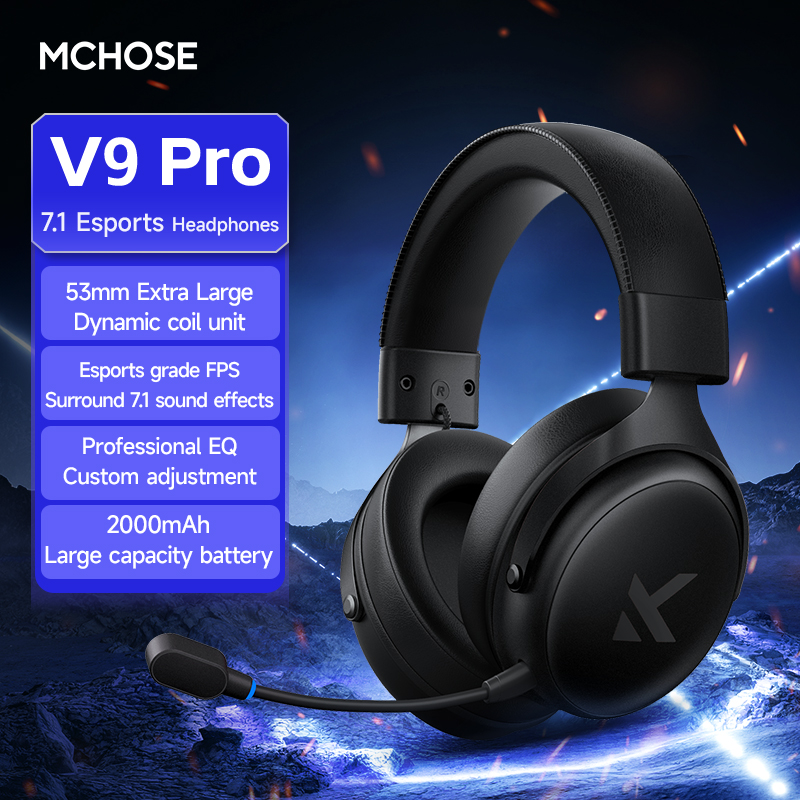 MCHOSE V9 Pro Headset with Mic - Esports Gaming Headphones recension och pris