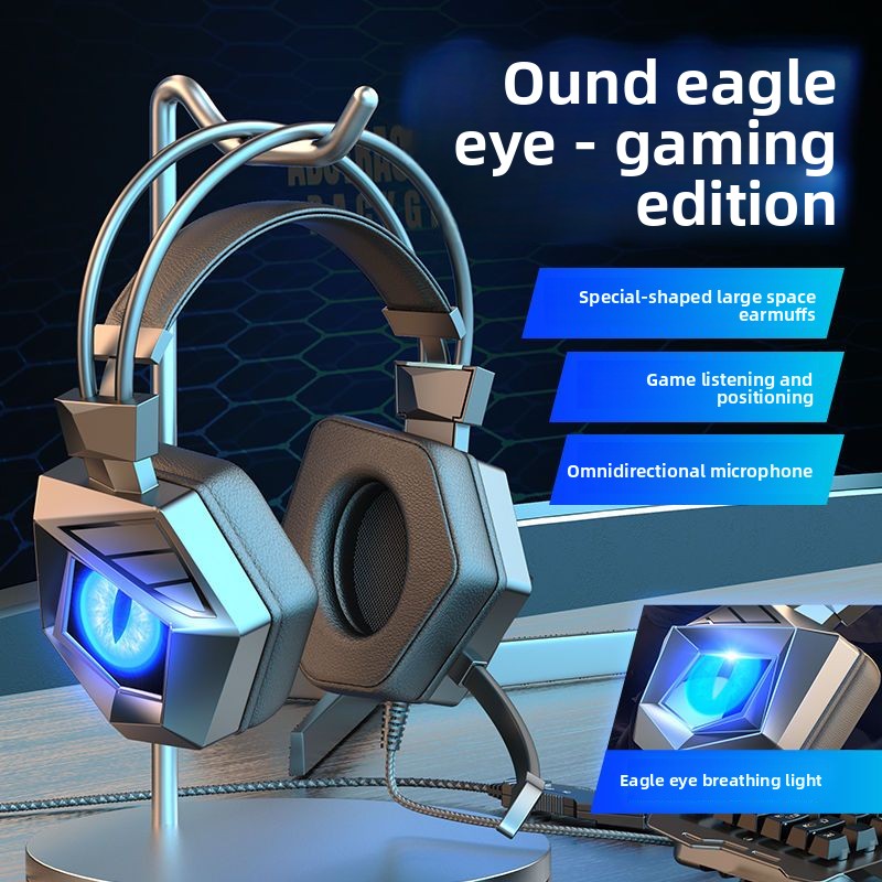 Custom Over-Ear Wired Headphon - Esports Gaming Bar recension och pris