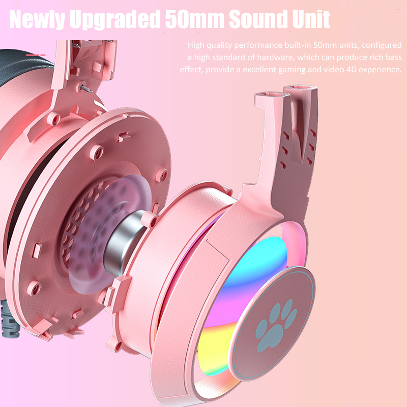 Cute Cat Ear Gaming Headphones - Esports Gaming Headphones recension och pris