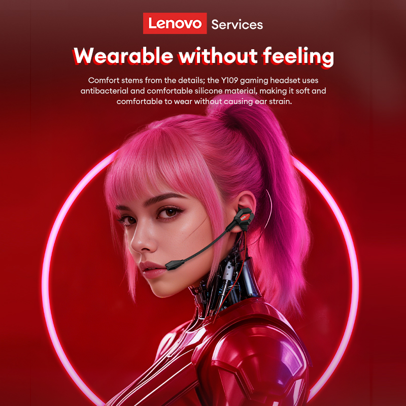 Lenovo Y109 Wired Gaming Heads - Esports Gaming Phone recension och pris
