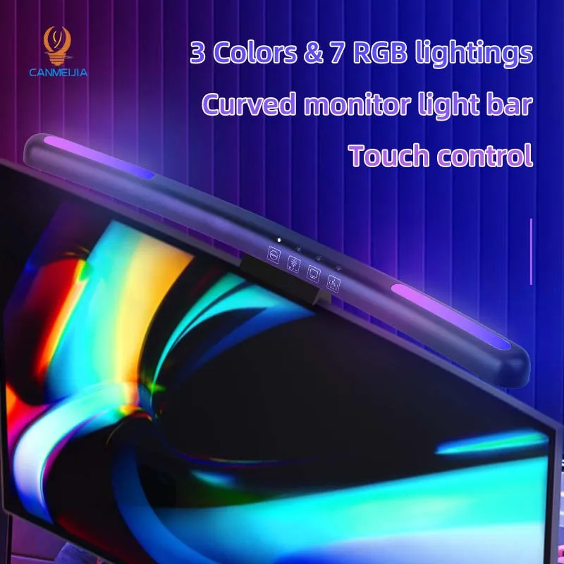 Curved LED Monitor Light Bar U - Gaming Monitor Curved recension och pris
